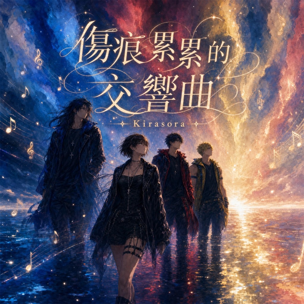 傷痕累累的交響曲 單曲封面